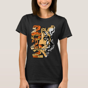 T-shirt Chinoise de Tigre 2022 Bonne année Hommes Femmes