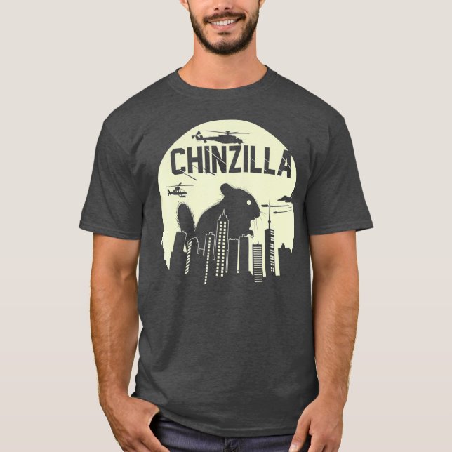 T-shirt Chinzilla Funny Chinchilla (Devant)