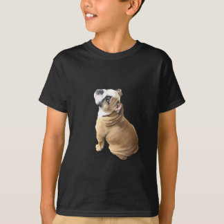 T-shirt Chiot anglais de bouledogue avec la PERSONNALISER
