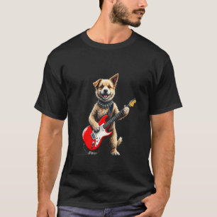 T-shirt Chiot avec guitare