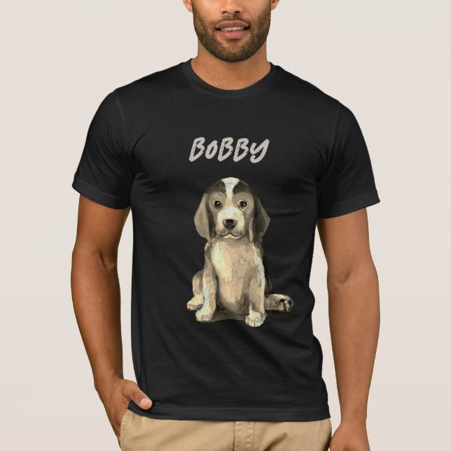 T-shirt chiot beagle (Devant)