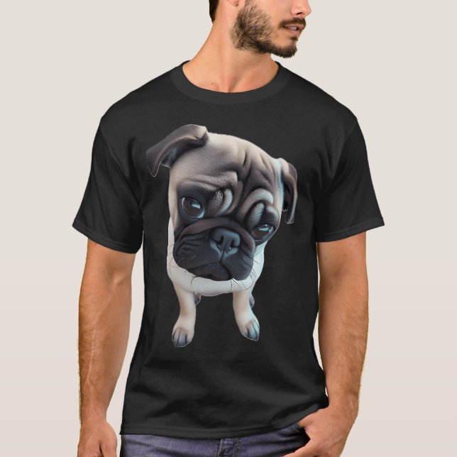 T-shirt Chiot Carlin (Devant)
