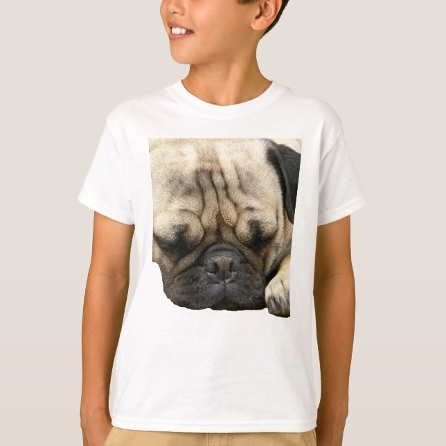 T-shirt chiot carlin (Devant)