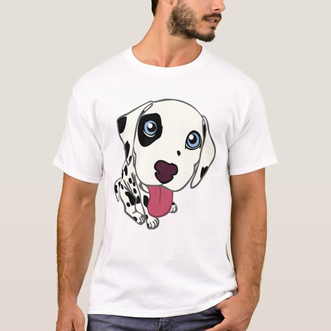 T-SHIRT CHIOT DALMATIEN (Devant)
