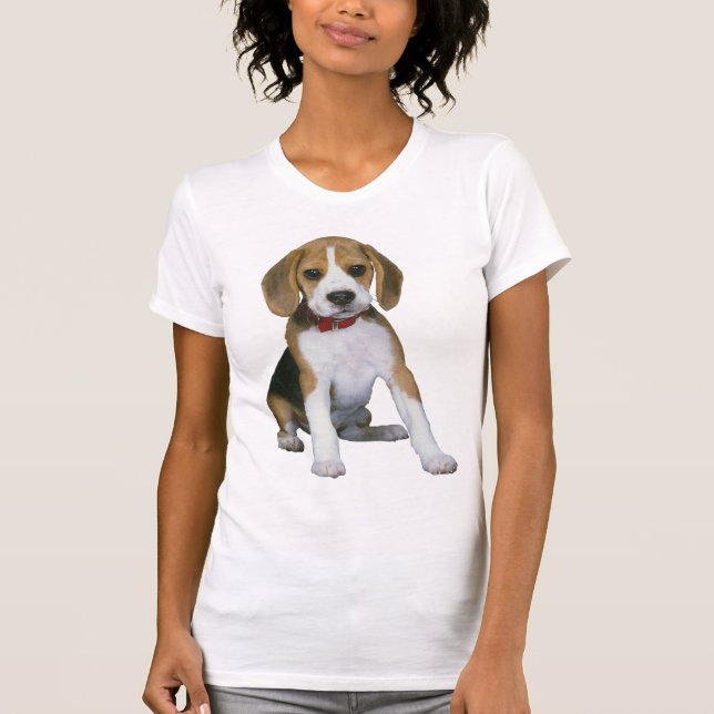 T-shirt Chiot de beagle (Devant)