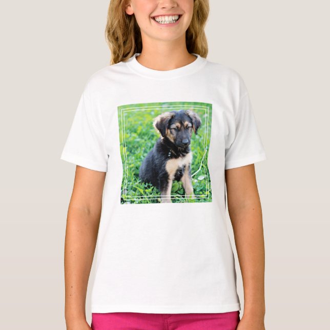 T-shirt Chiot de berger allemand (Devant)