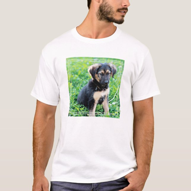 T-shirt Chiot de berger allemand (Devant)