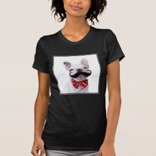 T-shirt Chiot de chien de Taureau de Français avec la
