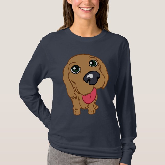 T-shirt Chiot de cocker (Devant)