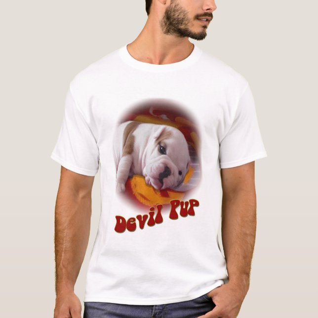 T-shirt Chiot de diable (Devant)