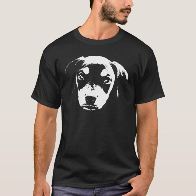 T-shirt Chiot de Dobe - guerre biologique (Devant)