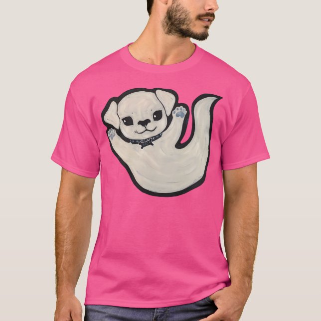 T-shirt Chiot de fantôme (Devant)