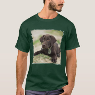 T-shirt Chiot de laboratoire de chocolat