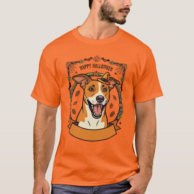 T-shirt chiot de saison effrayante (Devant)