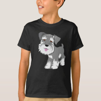 T-shirt Chiot de Schnauzer miniature