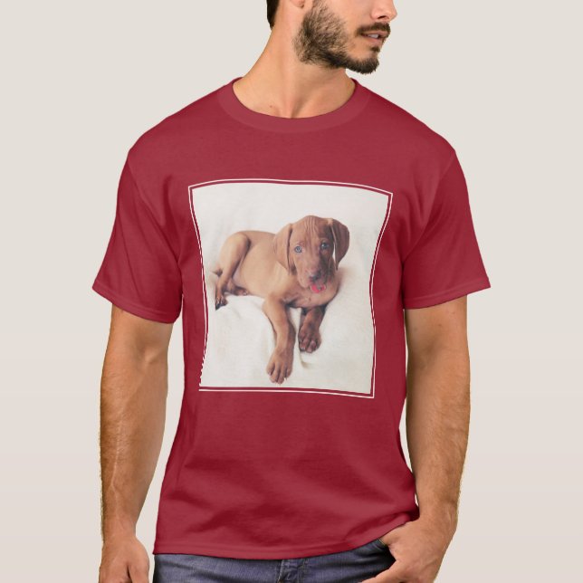 T-shirt Chiot de Vizsla de Hongrois (Devant)