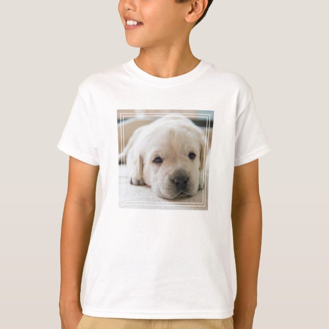 T-shirt Chiot doré du Labrador (Devant)