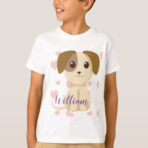 T-shirt Chiot doux