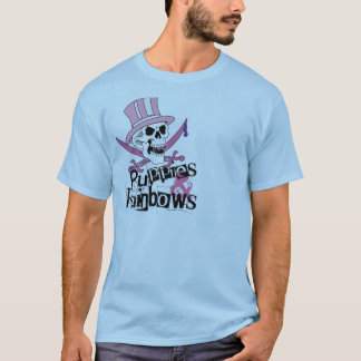 T-shirt Chiot-et-Arcs-en-ciel