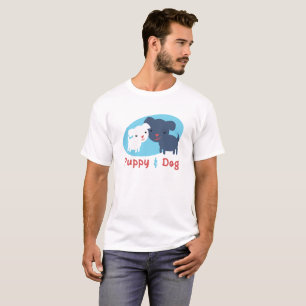 T-shirt chiot et chien