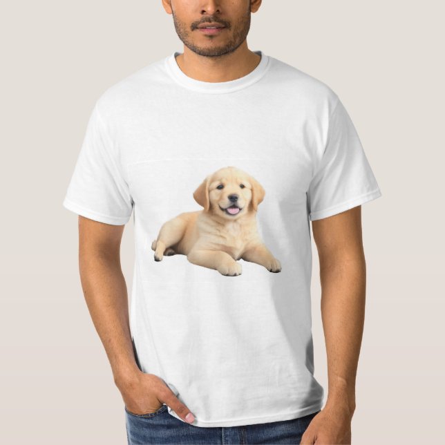 T-Shirt Chiot Golden Retriever (Devant)