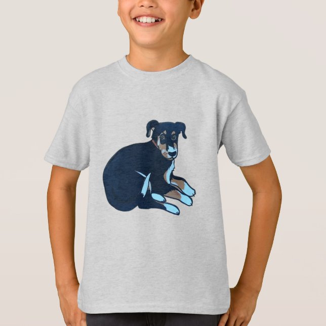 T-Shirt chiot Kelpie (Devant)