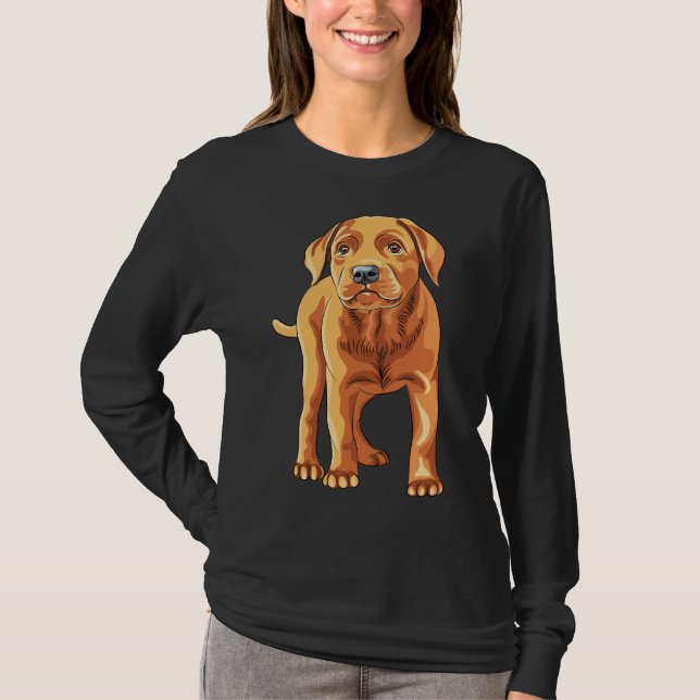 T-shirt Chiot Labrador 14 (Devant)