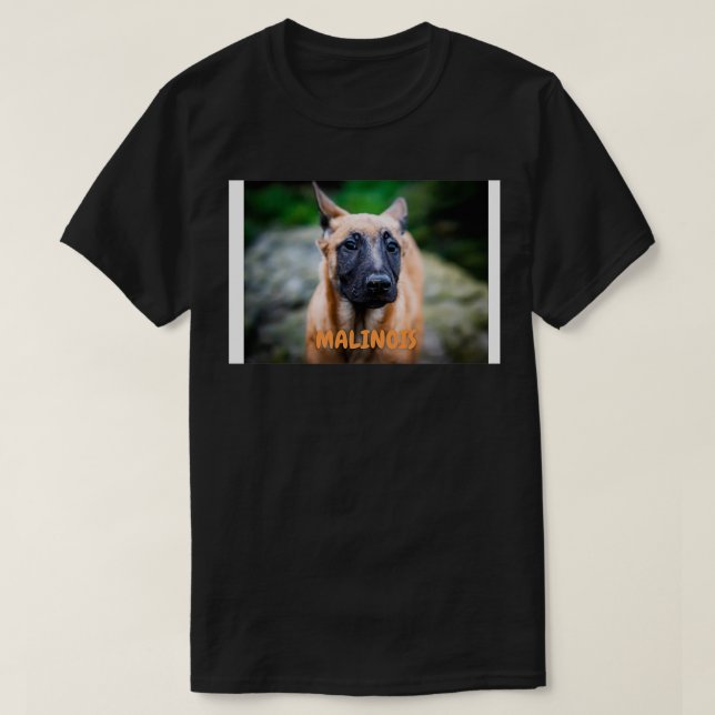 T-shirt Chiot malinois (Design devant)