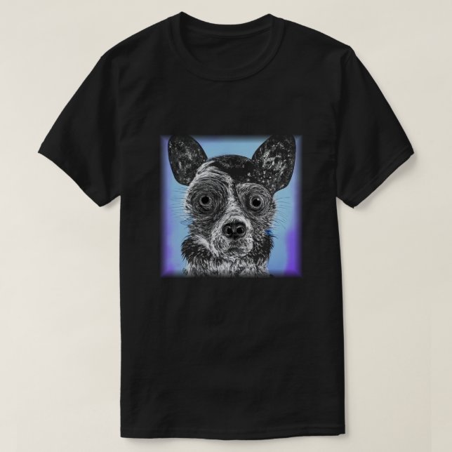 T-shirt Chiot Peint (Design devant)
