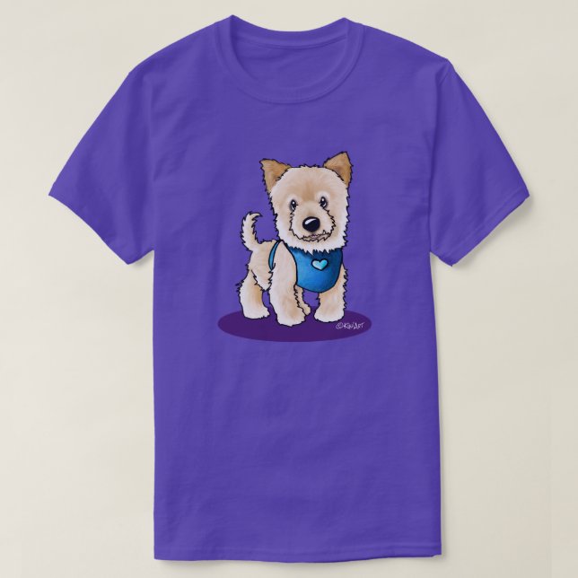 T-shirt Chiot Poméranien (Design devant)