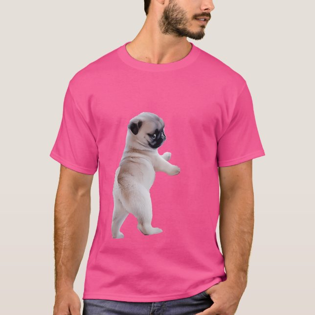 T-shirt Chiot Pug (Devant)