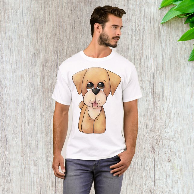 T-shirt Chiot Retriever Doré Chien Adorable (Créateur téléchargé)
