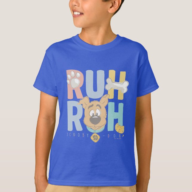T-shirt Chiot Scooby-Doo "Ruh Roh" (Devant)