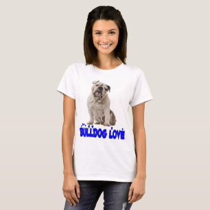 T-shirt Chiots femelles bouledogues anglais adorés