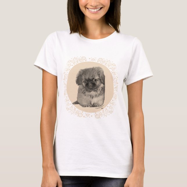 T-shirt Chiots Pékinois (Devant)