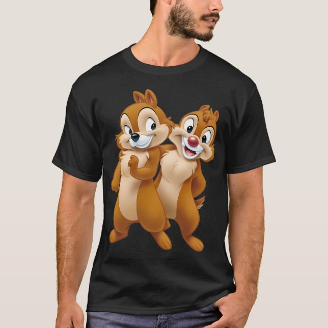T-shirt Chip D'Écureuil Et Chipmunks Dale (Devant)