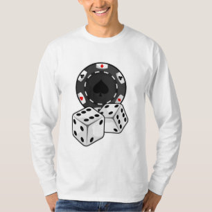 T-shirt Chip & Dice pour Poker