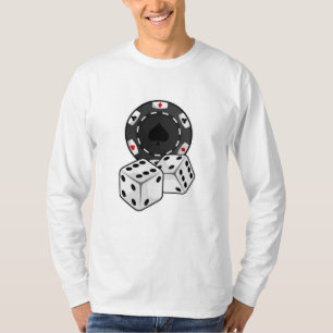 T-shirt Chip & Dice pour Poker