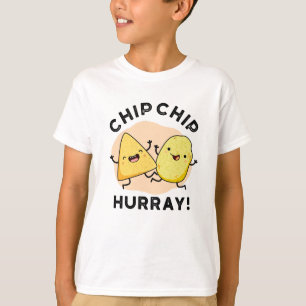 T-shirt Chip Hooray Drôle Happy Crisps Pun