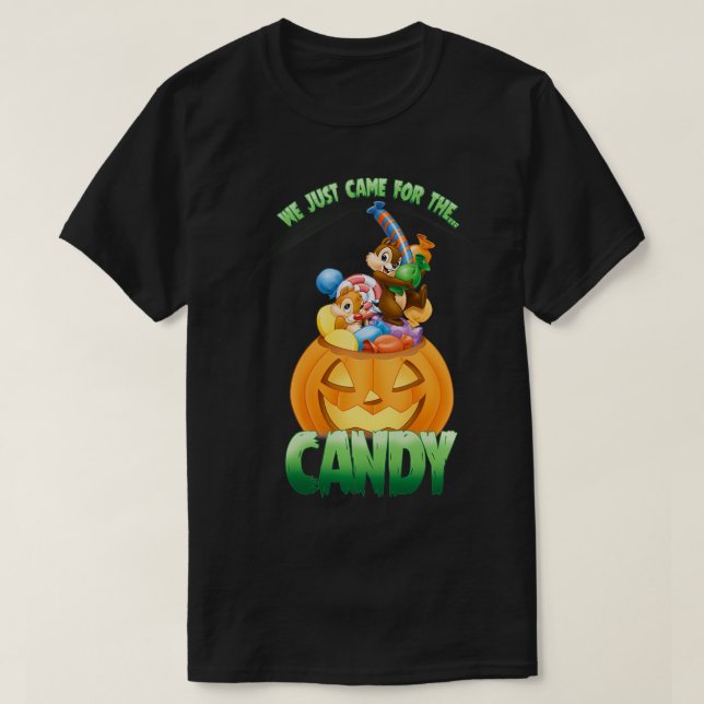 T-shirt Chip n Dale Secourir Rangers Halloween Citrouille  (Design devant)