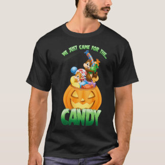 T-shirt Chip n Dale Secourir Rangers Halloween Citrouille