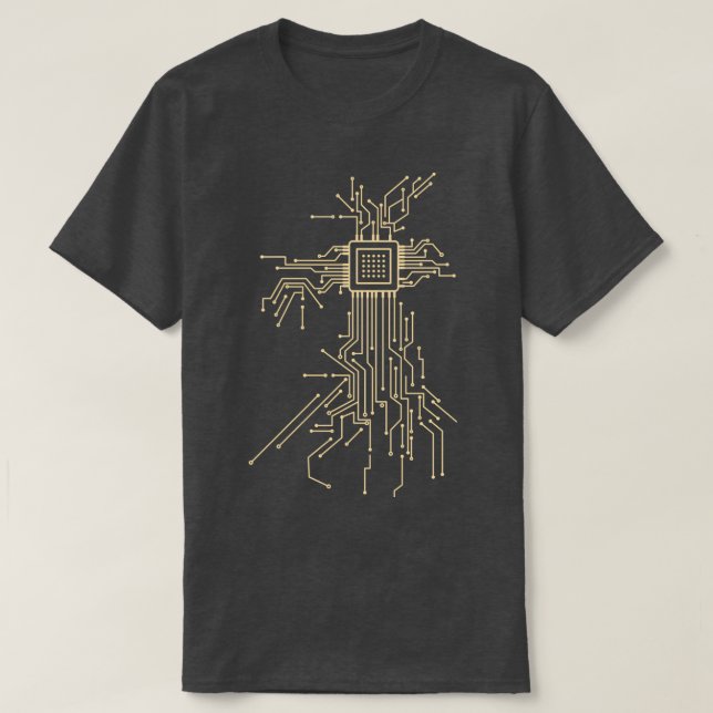 T-shirt Chip ordinateur (Design devant)