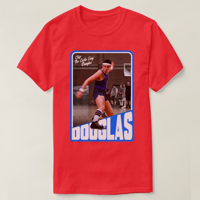 T-shirt Chip The Cable Guy Douglas Basketball Trading d (Design devant)