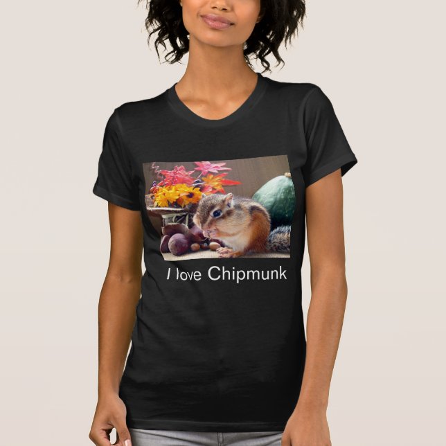 T-shirt Chipmunk , Autumn (1) photo (Devant)