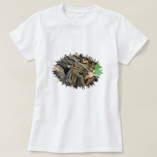 T-shirt Chipmunk oriental - Tamias striatus (Design devant)