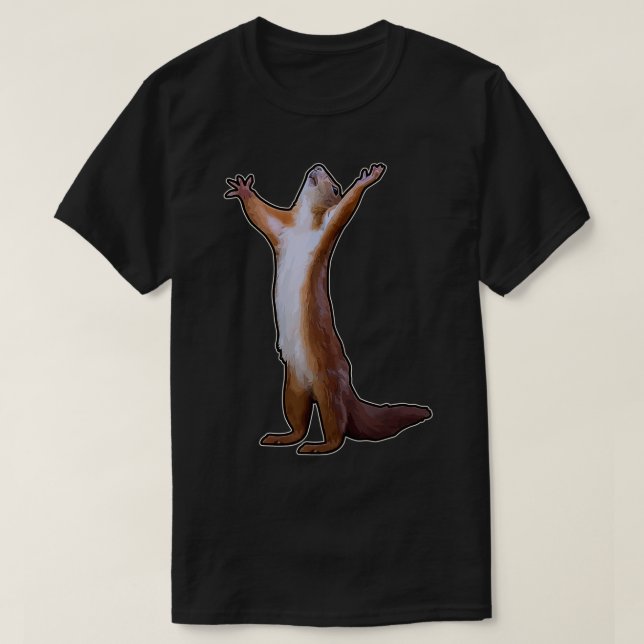T-shirt chipmunk rodent squirrel forest animals squirrel  (Design devant)