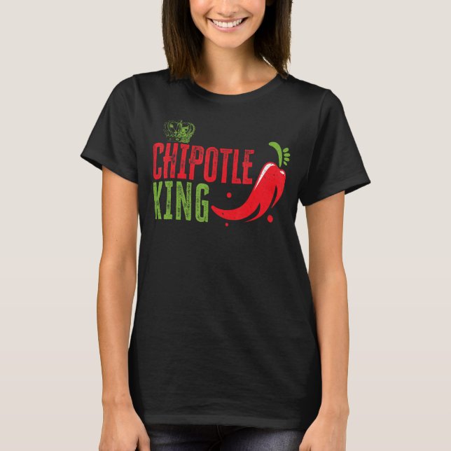 T-shirt Chipotle King Chili Flavor épicé (Devant)