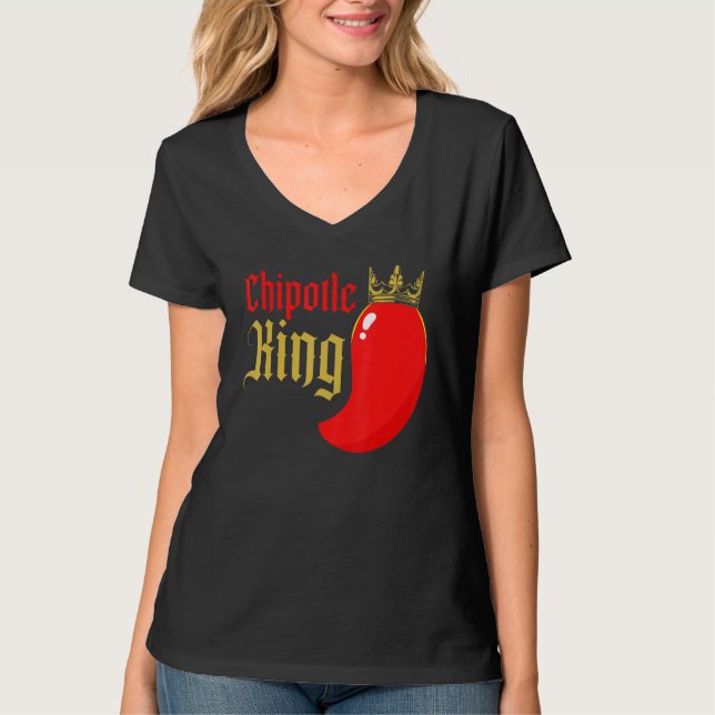 T-shirt Chipotle King Chili Flavor Spicy Food  1 (Devant)