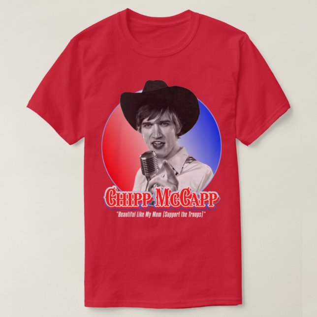 T-shirt Chipp McCapp Parks et Rec Fan Art (Design devant)