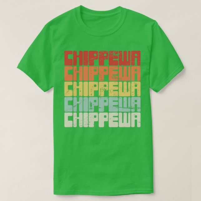 T-shirt Chippewa Ojibwe (2)  (Design devant)